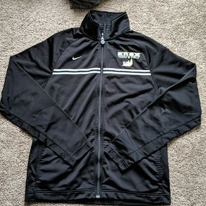 Nike Athletic Zip-Up Jacket, Black